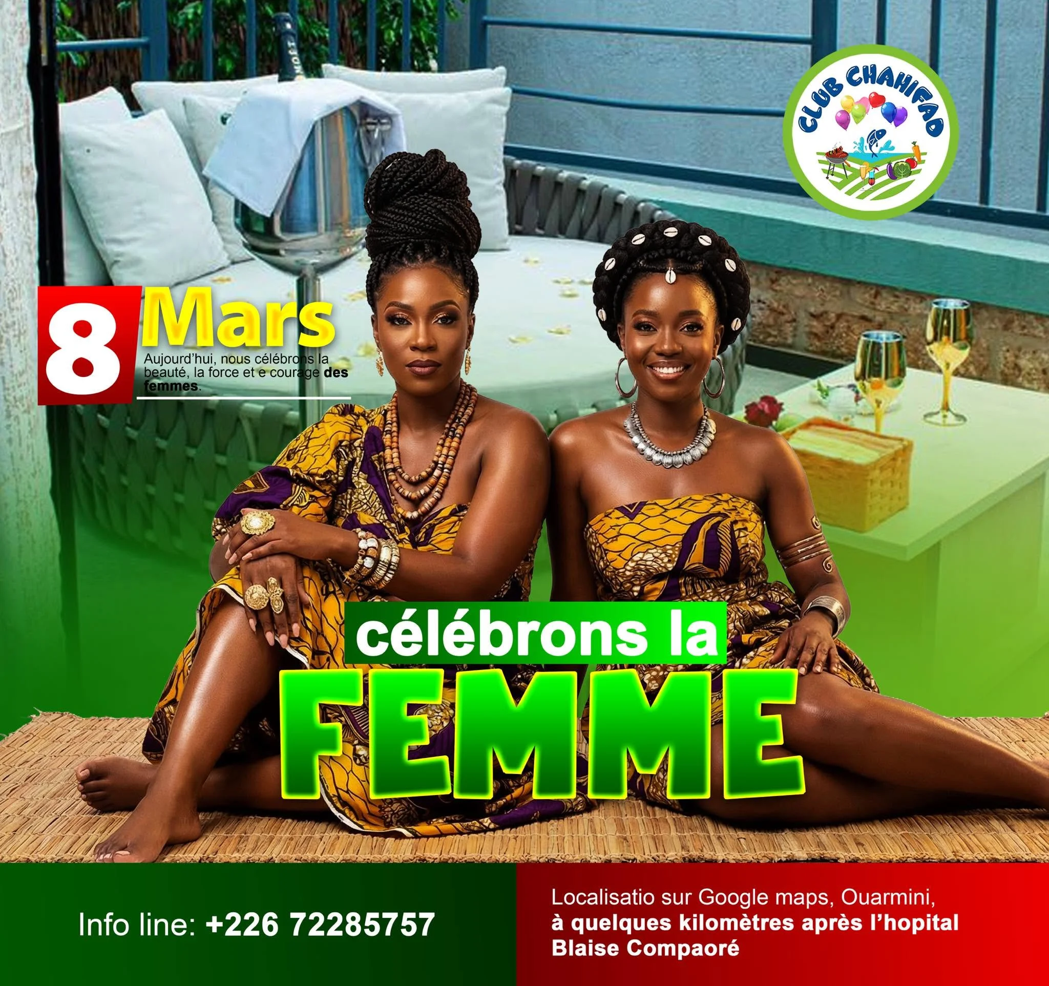 Affiche 8 Mars au Club