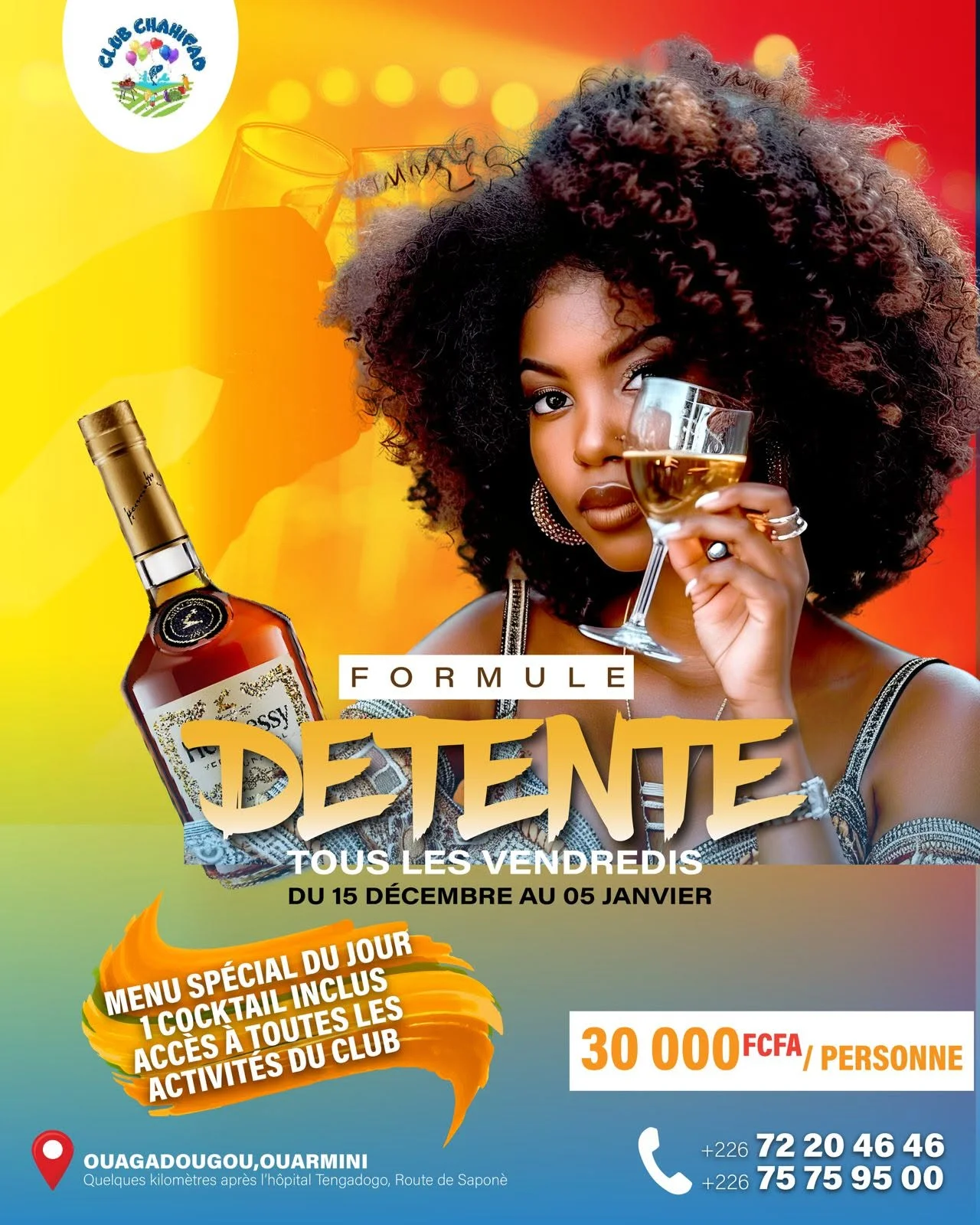 Affiche Formule Détente du vendredi